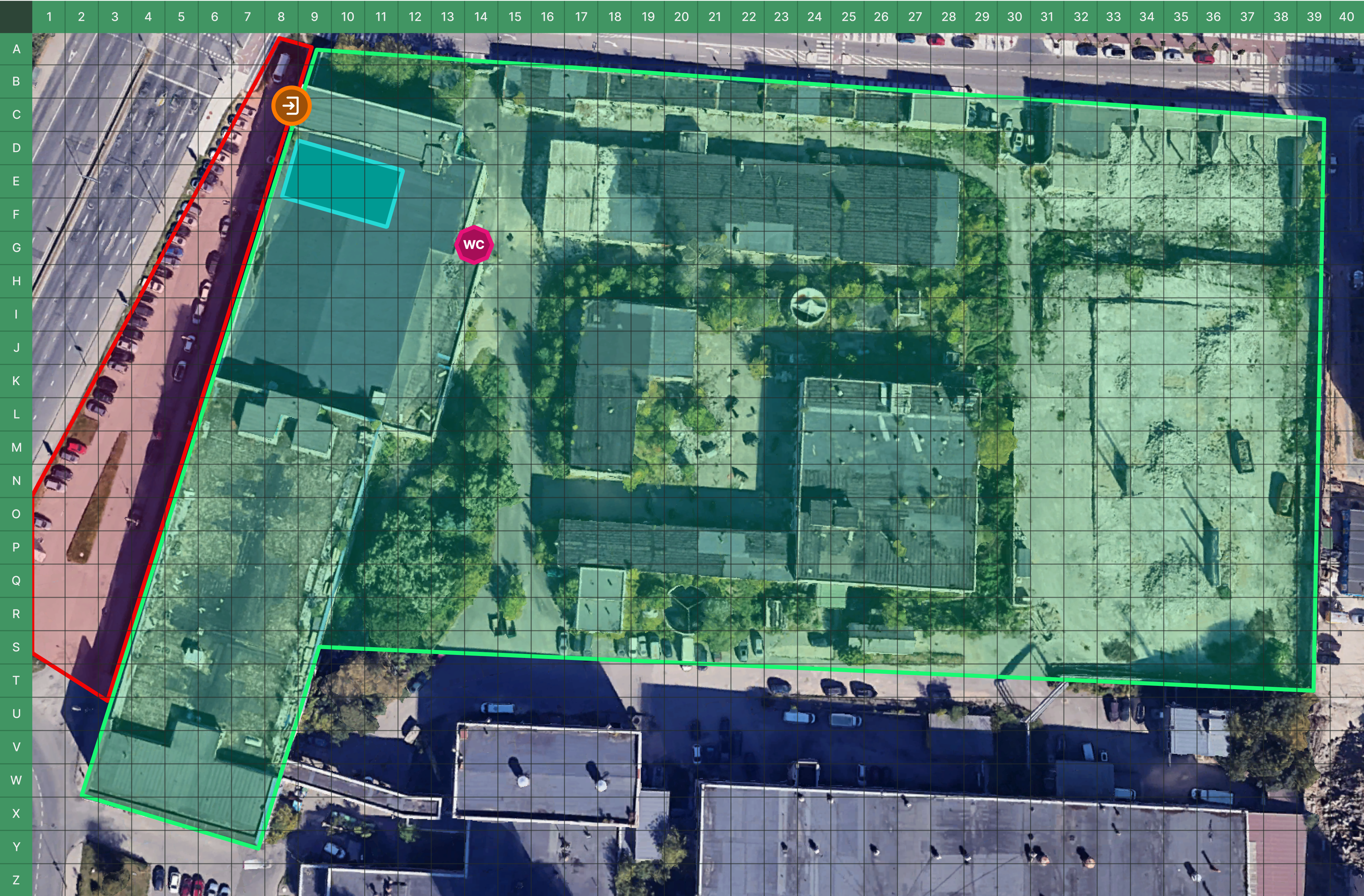 Event location map